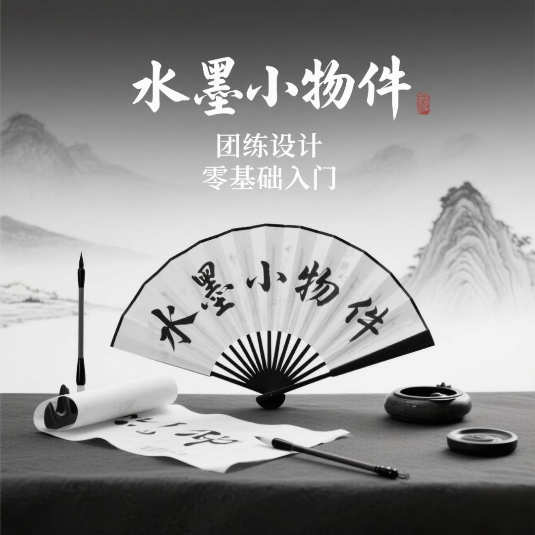 水墨小物件团练设计课程