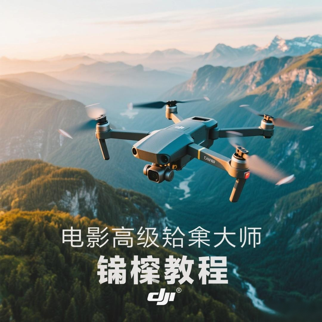 航拍教程：电影级航拍大师手把手教你航拍，大疆各系无人机学习