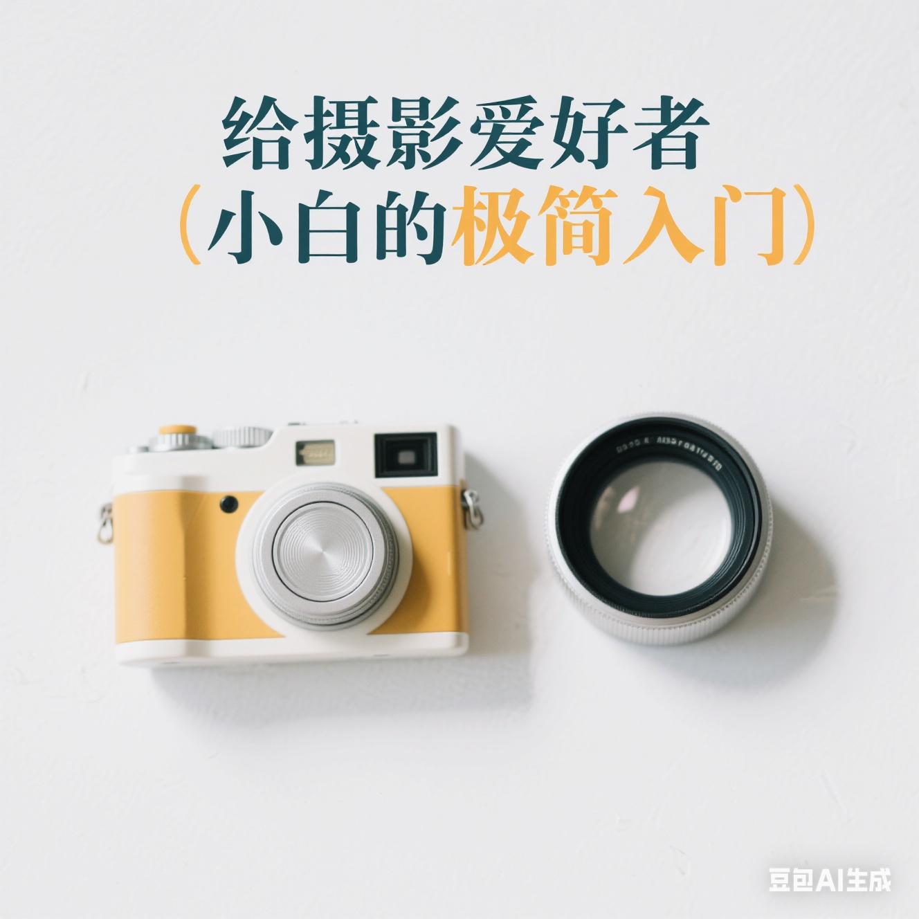 给摄影爱好者小白的极简入门