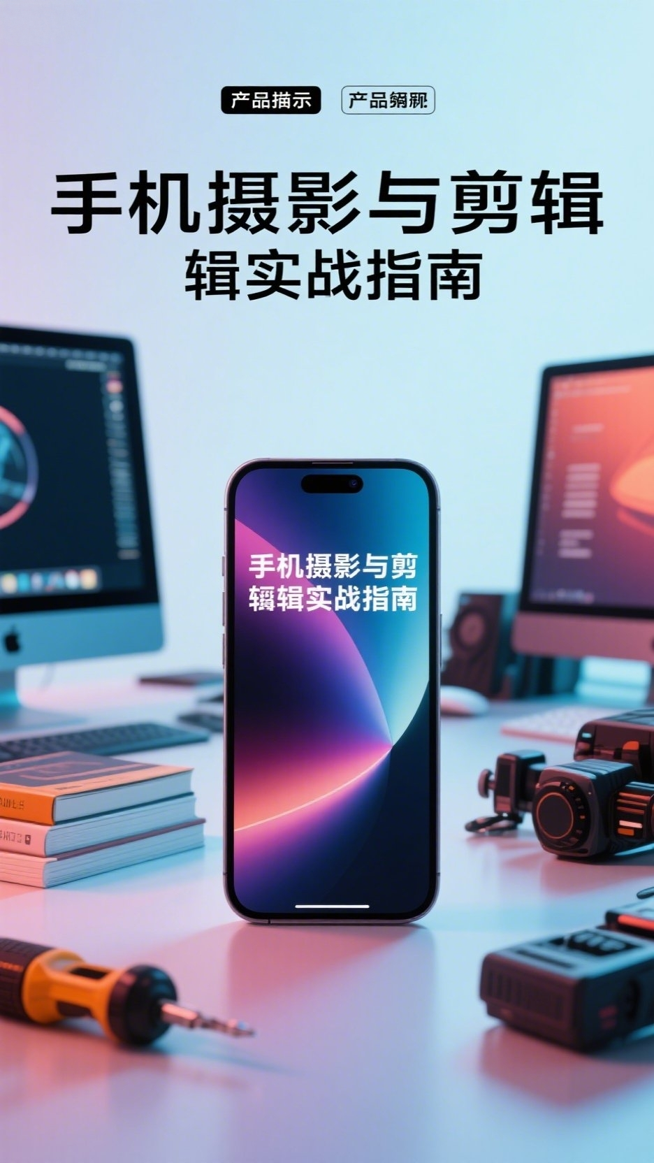 手机摄影与剪辑实战指南 一部手机创造摄影剪切美学实战
